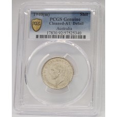 AUSTRALIA 1940 . ONE 1 SHILLING . PCGS GENUINE